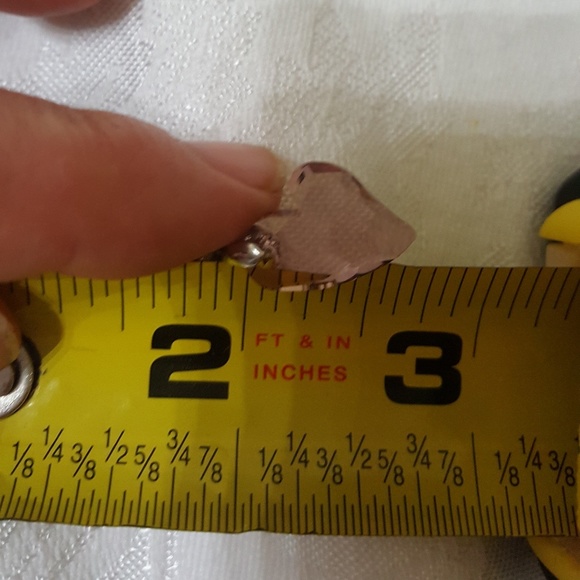 NWOT SWAROVSKI CRYSTAL HEART PENDANT WITH CHAIN - Picture 4 of 5